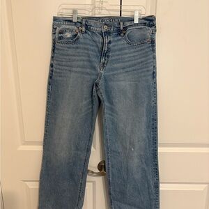 American Eagle Outfitters Light Wash Women’s Straight Jeans
